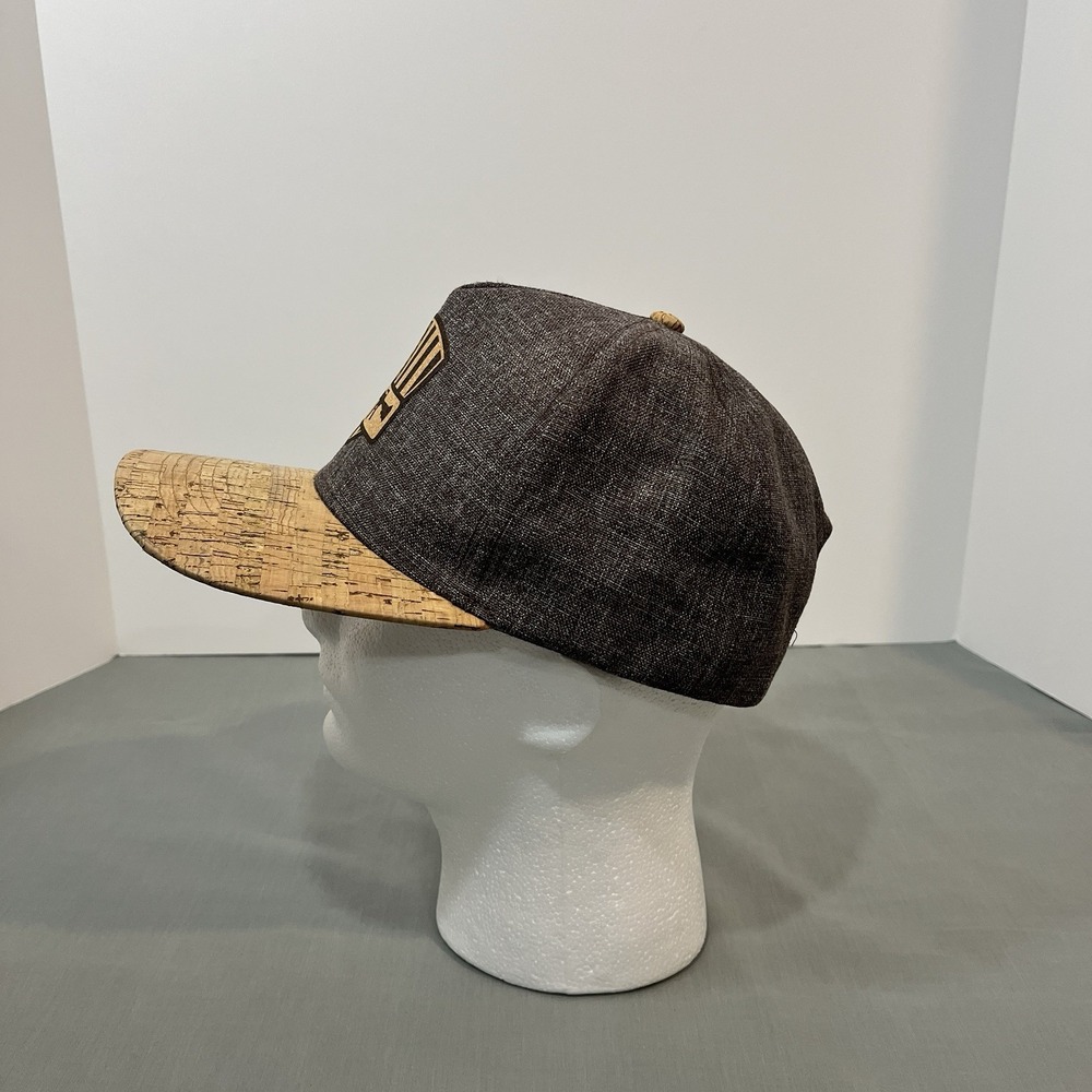 San Diego Cork Hat CO Snapback Hat Mens OSFM Grey Cork American Flag AR-15 Patch - Picture 5 of 9